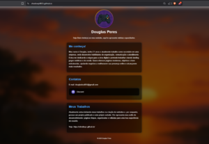Eu vou fazer uma webpage do seu jeito
