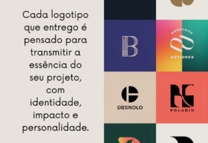 Eu vou criar um logotipo profissional para o seu projeto.