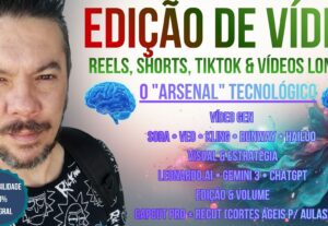 Eu vou editar seu video Youtube, Curso, Reels com I.A. Recut