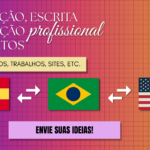 Eu vou criar e traduzir textos para artigos, sites, etc.