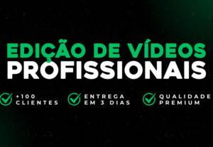 Eu vou editar seu vídeo de forma profissional em 24h
