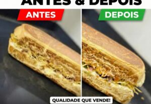 Eu vou deixar a foto do seu prato e cardápio profissional