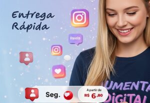 Eu vou enviar seguidores no seu instagram