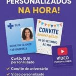 Eu vou Criar arte, panfleto e vídeo personalizado pra watssa...