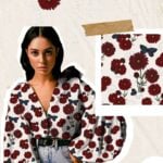 Eu vou criar estampas para roupas e produtos em geral.