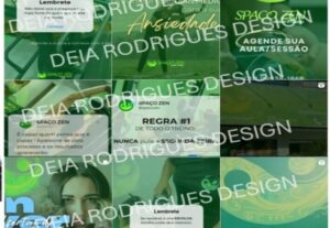 Eu vou Criar suas artes + legendas para instagram