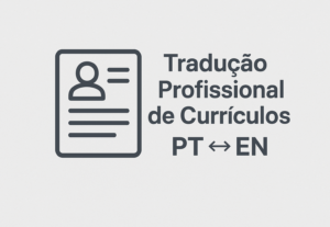 Eu vou traduzir seu currículo para o inglês