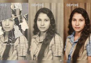 Eu vou restaurar e editar suas fotos antigas e novas.