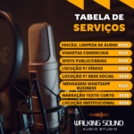 Eu vou Produzir e editar áudio com qualidade profissional