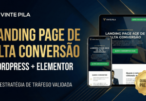 Eu vou criar sua Landing Page de Alta Conversão no WordPress