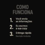 Eu vou escrever uma copy profissional que vende