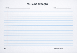 Eu vou fazer uma redação para você.