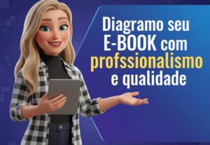 Eu vou diagramar seu E-book/PDF com design profissional