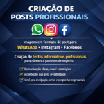 Eu vou criar Imagens / Posts e textos profissionais