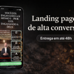 Eu vou criar landing page simples de alta conversão em até 4...