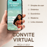 Eu vou fazer Convites digitais personalizados, os mais lindo...