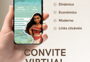 Eu vou fazer Convites digitais personalizados, os mais lindo...