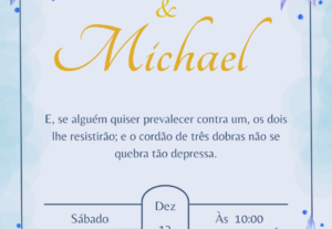 Eu vou Fazer os convites de casamento dos seus sonhos...