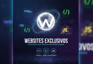 Eu vou desenvolver seu site em HTML, CSS e JS