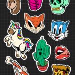 Eu vou Criar Uma cartela de stickers com até 6 artes
