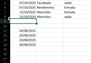 Eu vou Preencher sua planilha em excel e google sheets.