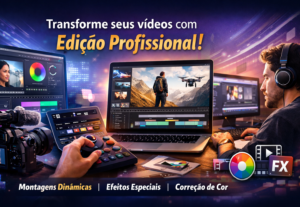 Eu vou editar vídeos que vão prender as pessoas neles