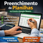 Eu vou Fazer preenchimento de planilhas