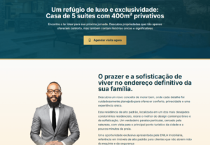 Eu vou criar sua Landing Page profissional e responsiva em 2...