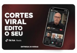 Eu vou Criar seus Cortes Virais para TikTok e Reels