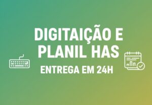 Eu vou digitar documentos e organizar planilhas com rapidez