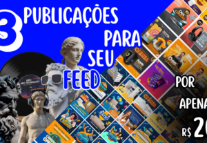 Eu vou Fazer 3 publicações que vendem para você em até 1 dia