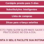 Eu vou criar um guia prático de lancheira saudável.