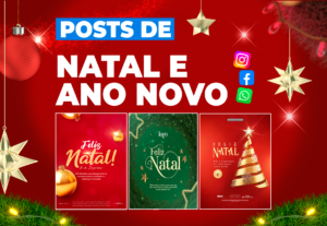 Eu vou fazer uma arte de Natal ou Ano Novo