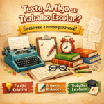Eu vou criar e revisar textos, artigos e trabalhos escolares