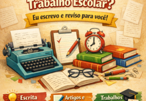 Eu vou criar e revisar textos, artigos e trabalhos escolares