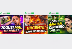 Eu vou Criar capa de vídeo thumbnail chamativa para YouTube