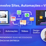 Eu vou fazer criação de sites, automações digitais e edição