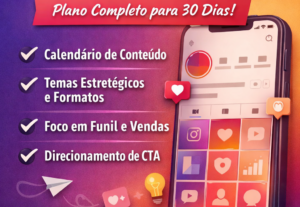 Eu vou fazer seu planejamento de postagens no instagram