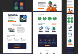 Eu vou criar o Design de uma Landing Page no Figma