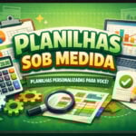 Eu vou criar planilhas sob medida