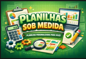 Eu vou criar planilhas sob medida