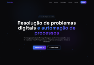 Eu vou criar um site profissional, moderno e responsivo