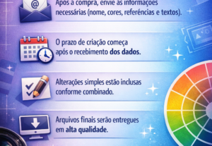 Eu vou Fazer logomarcas, banners e arte.