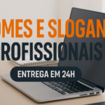 Eu vou criar 10 nomes e slogans para sua marca em até 24h