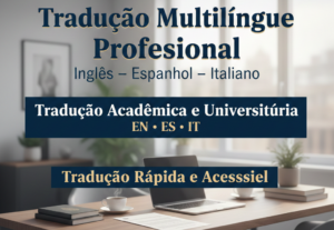 Eu vou fazer Tradução Rápida: Inglês, Espanhol e Italiano