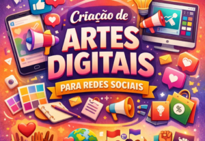 Eu vou fazer artes digitais para suas redes sociais