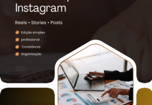 Eu vou editar e organizar seu Instgram com constância