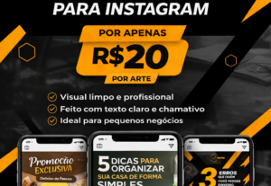 Eu vou Criar post profissional para o seu Instagram em até 2...