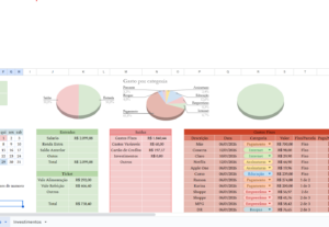 Eu vou Criar planilha personalizada no Excel ou Google Sheet...