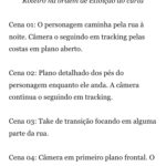 Eu vou fazer seu roteiro técnico